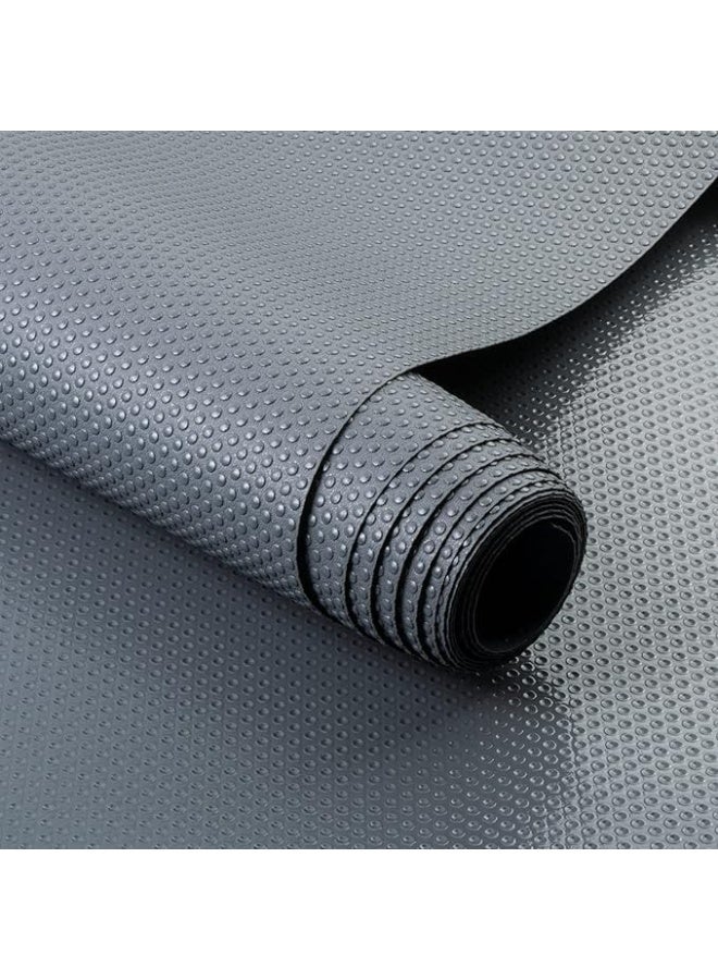 Non-Slip Drawer Liner Roll, Waterproof and Easy Clean, 45 x 150 cm, Grey